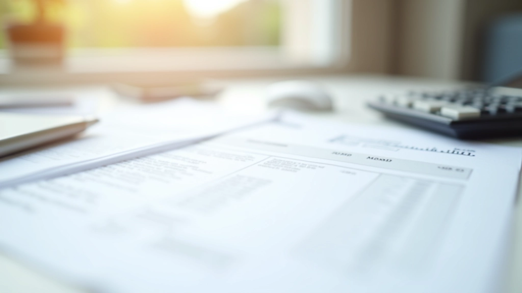 Financial documents showing RRSP contribution records and tax forms on a desk